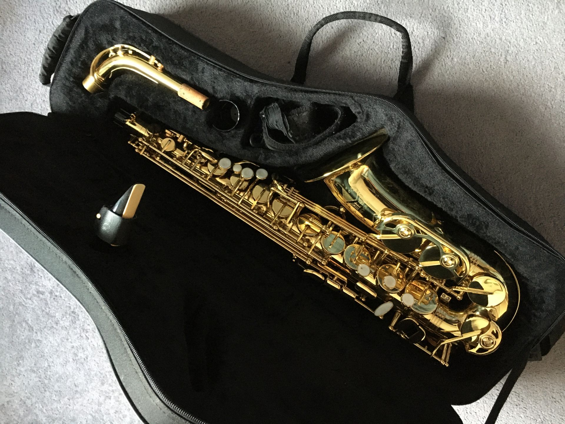 Eb Alto Saxophone (3721G); Trevor James (Gold Lacquer)